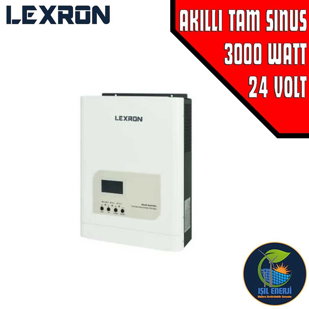 Lexron Akıllı Tam Sınus Mppt Yüksek Voltaj 3000 Watt 24 Volt - 3kw 24v