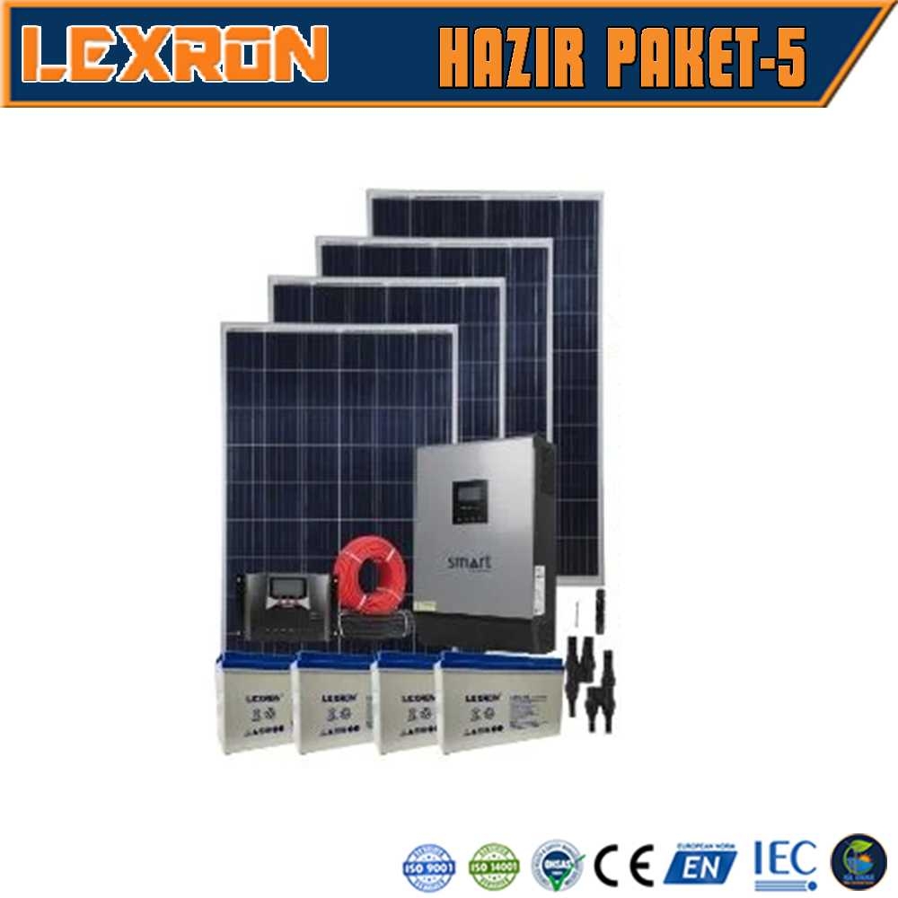 Lexron Hazır Güneş Enerji Sistemi Paket-5