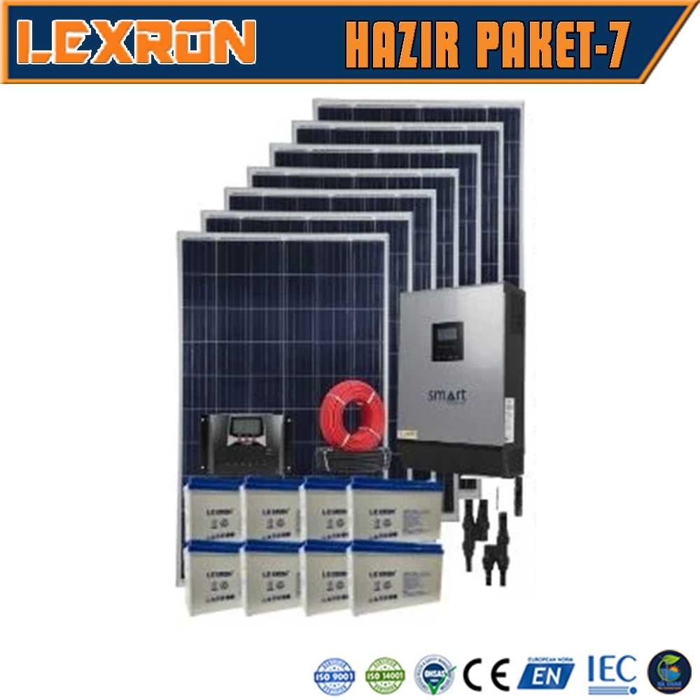 Lexron Hazır Güneş Enerji Sistemi Paket-7