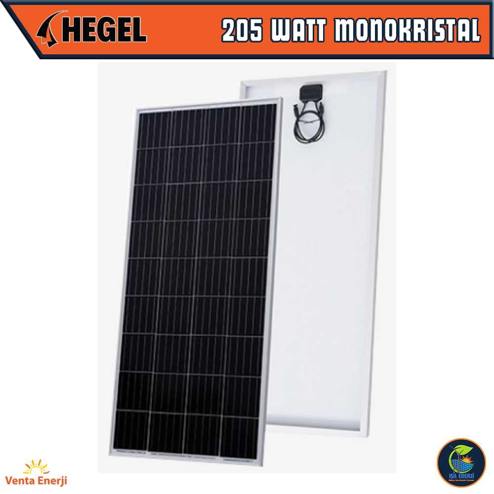 Venta Enerji - Hegel 205 Watt Monokristal Güneş Paneli