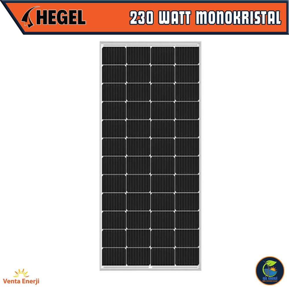 Venta Enerji - Hegel 230 Watt Monokristal Güneş Paneli