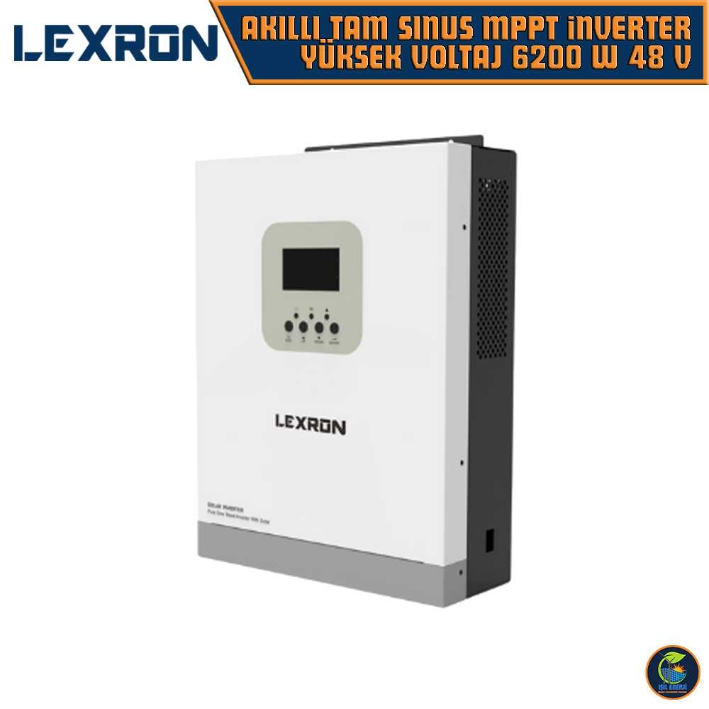 Lexron Akıllı Tam Sınus Mppt Yüksek Voltaj 6200 Watt 48 Volt - 6.2 Kw 48v