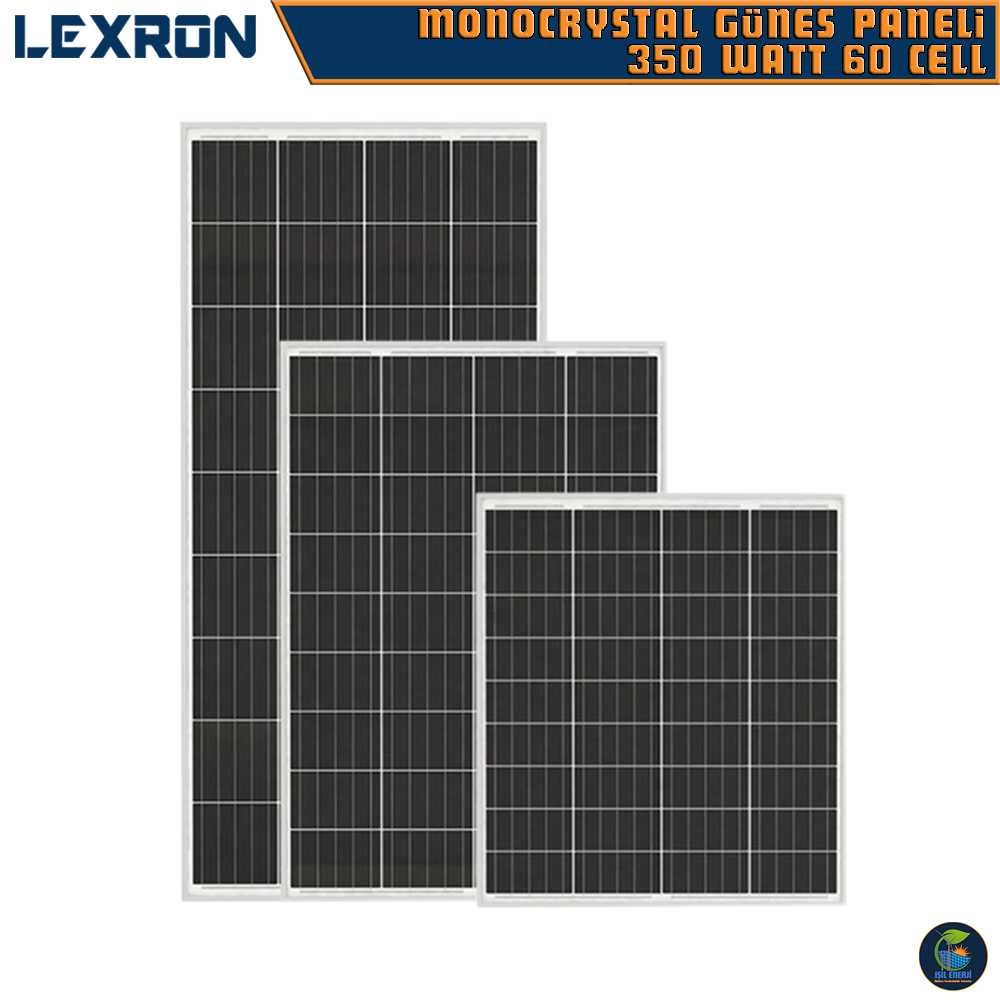 Lexron 350 Watt Monokristal Güneş Paneli